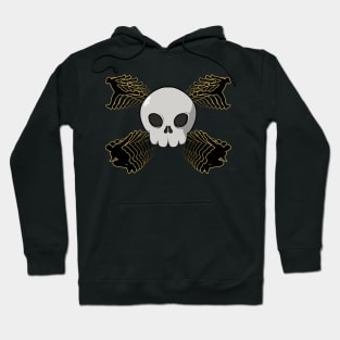 Diving crew Jolly Roger pirate flag (no caption) Hoodie